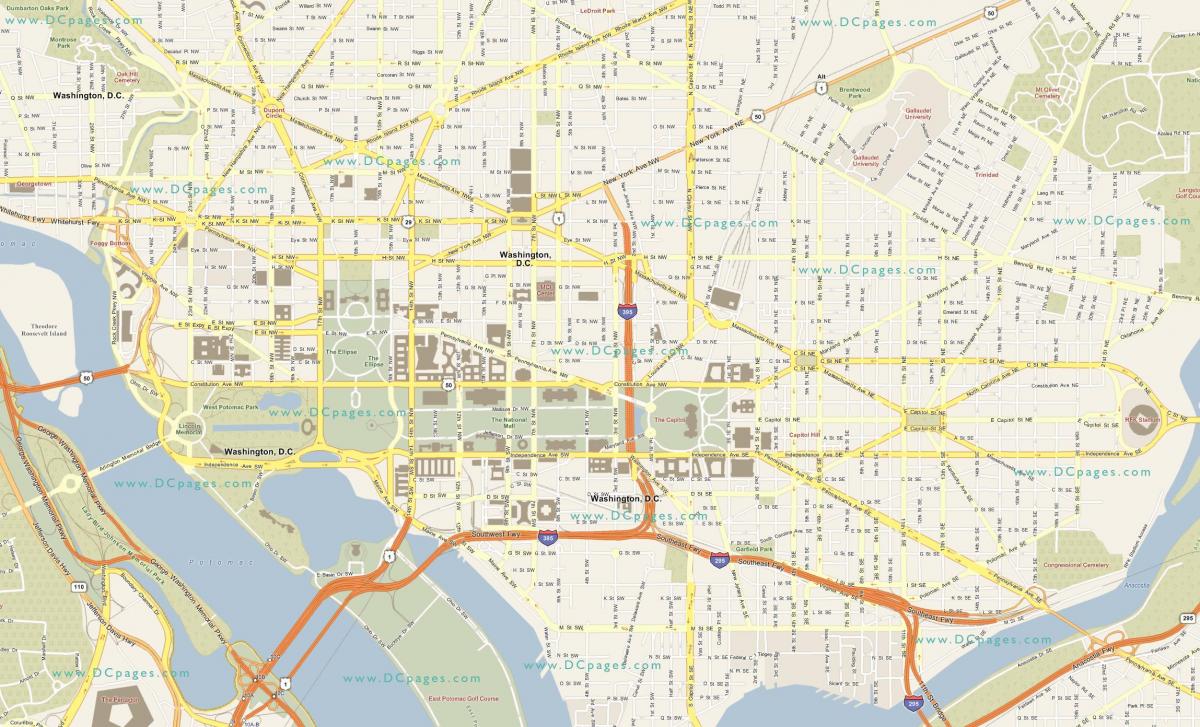 enosmerni ulici zemljevid