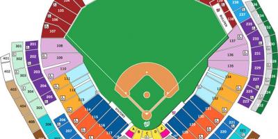Washington državljani ballpark zemljevid