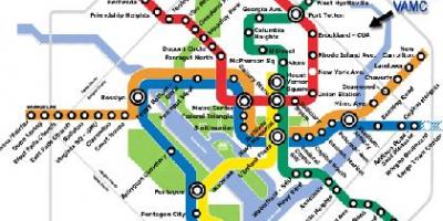 Md metro zemljevid