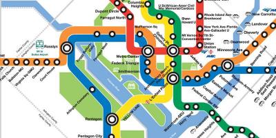 Novo dc metro zemljevid